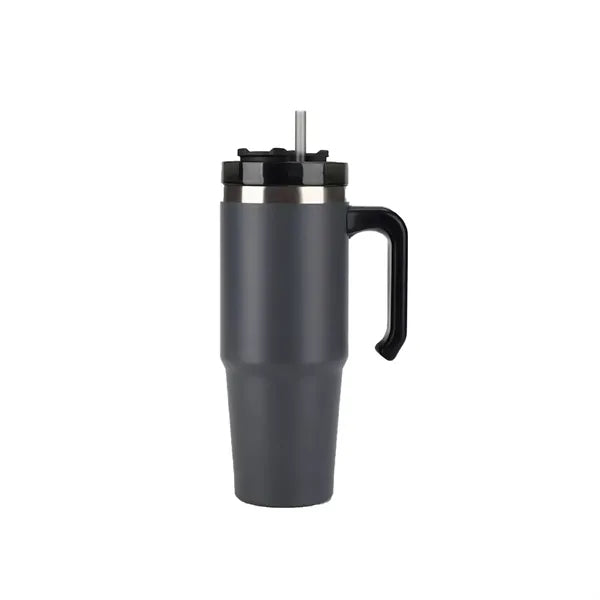 20oz Insulated Tumbler with Handle and Straw