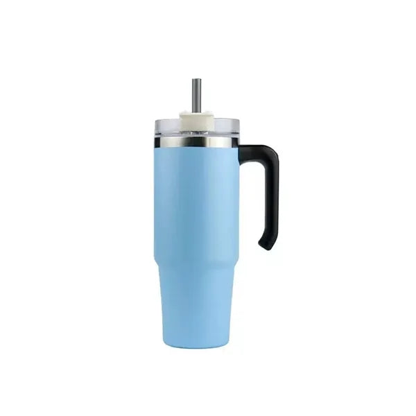 20oz Insulated Tumbler with Handle and Straw