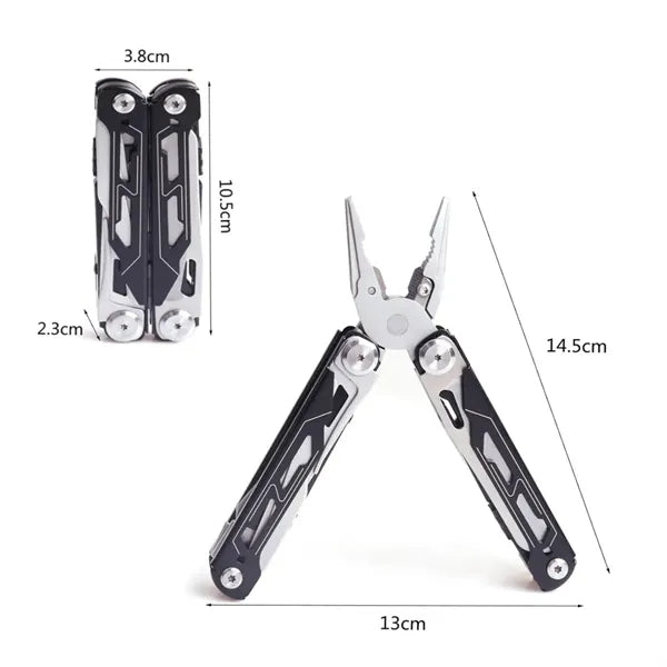 16 in 1 Premium Folding Multi-Tool Pliers Set