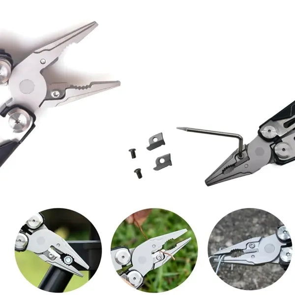 16 in 1 Premium Folding Multi-Tool Pliers Set