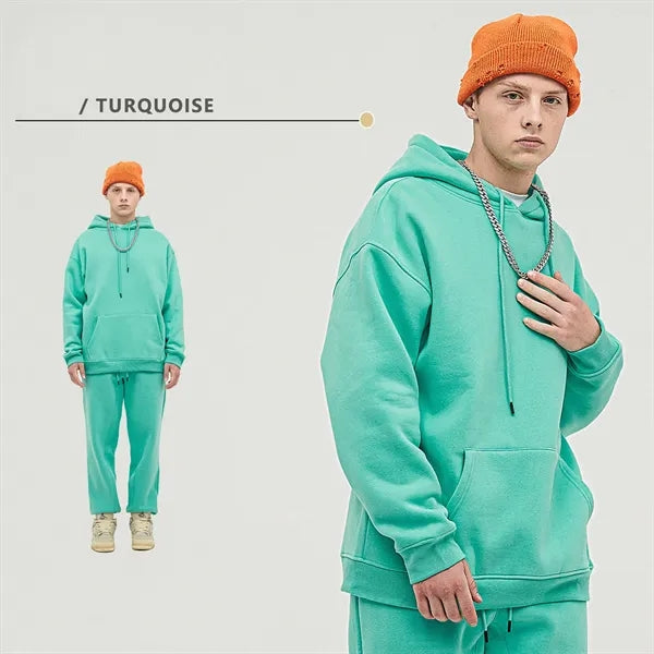 12oz Fleece Lined Plain Hoodie Sweater