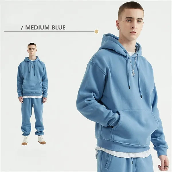 12oz Fleece Lined Plain Hoodie Sweater