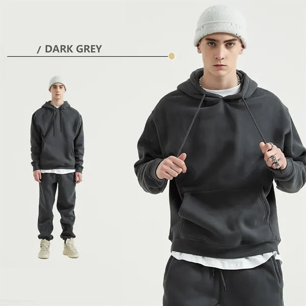 12oz Fleece Lined Plain Hoodie Sweater