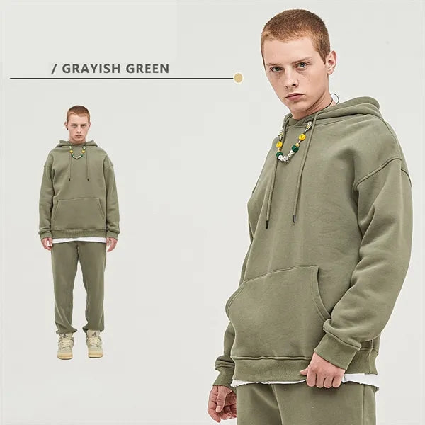 12oz Fleece Lined Plain Hoodie Sweater