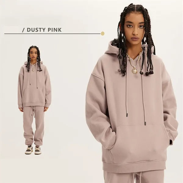 12oz Fleece Lined Plain Hoodie Sweater