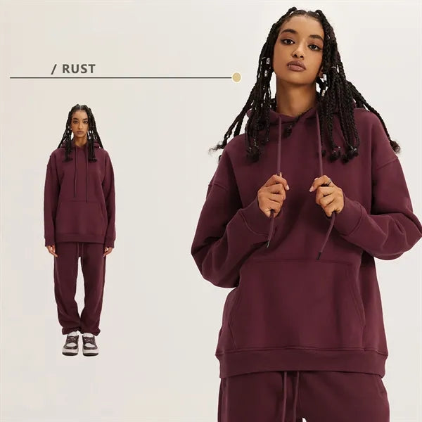 12oz Fleece Lined Plain Hoodie Sweater