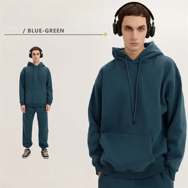 12oz Fleece Lined Plain Hoodie Sweater