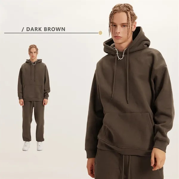 12oz Fleece Lined Plain Hoodie Sweater