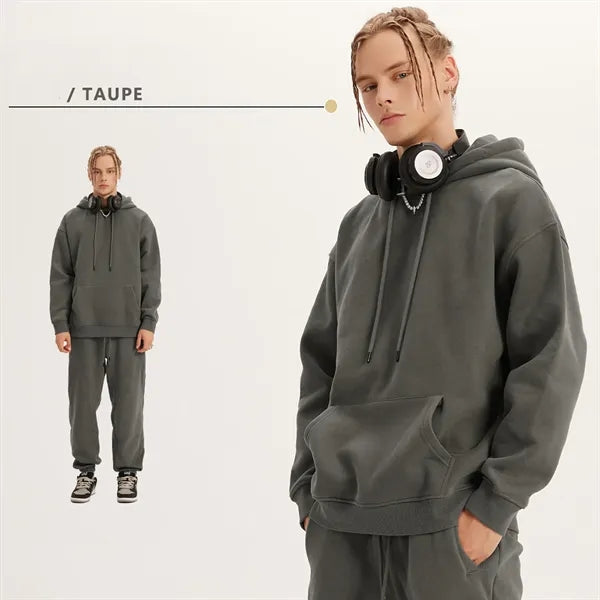 12oz Fleece Lined Plain Hoodie Sweater