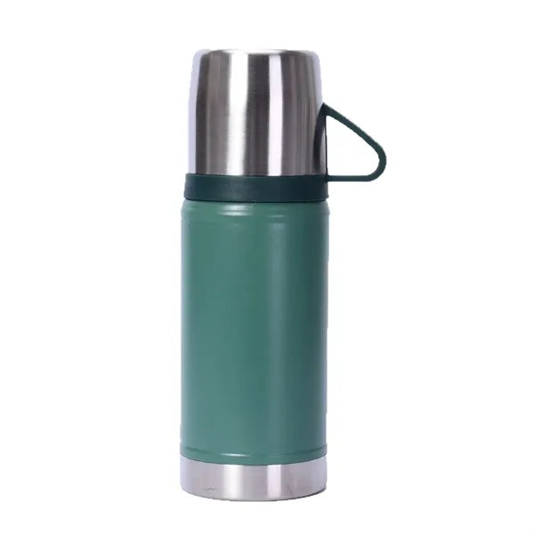 22oz Stainless Steel Vacuum Bottle with Cup Lid