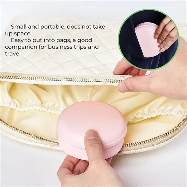 6oz Collapsible Silicone Travel Cup with Lanyard