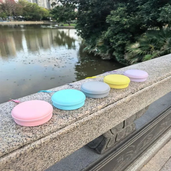 6oz Collapsible Silicone Travel Cup with Lanyard