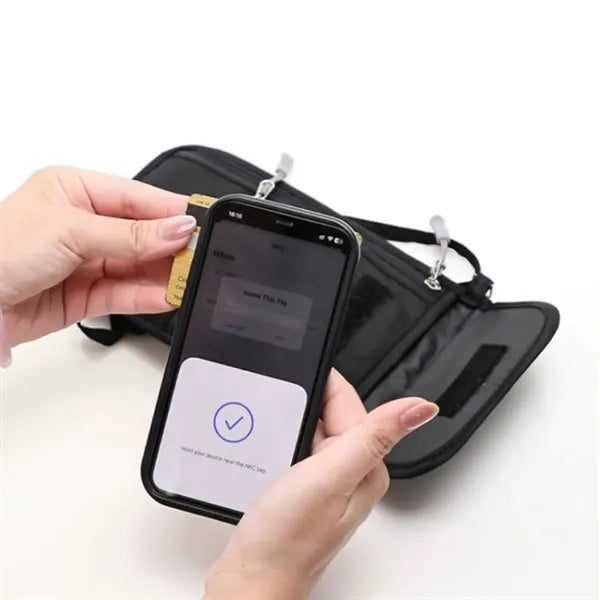 Compact Durable Waterproof Oxford Multi-Pocket Crossbody Bag