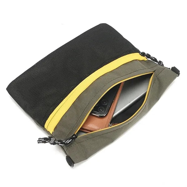 Lightweight Waterproof Spacious Splicing Colors Shoulder Bag