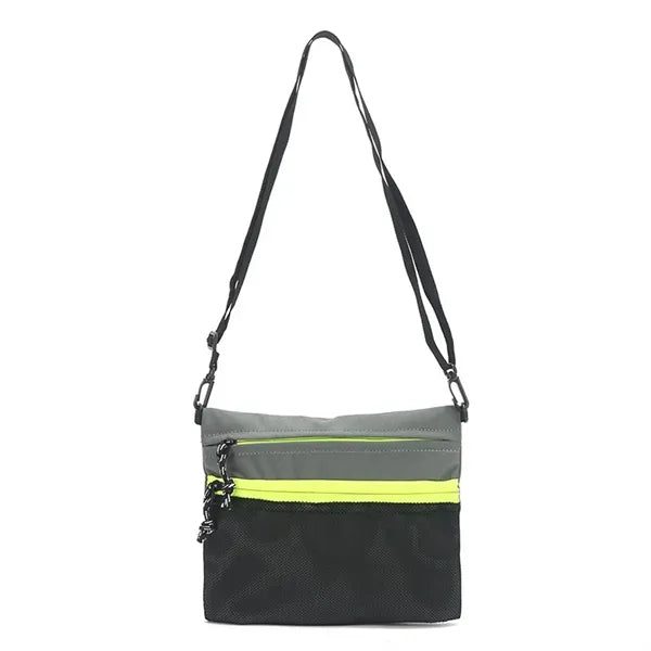 Lightweight Waterproof Spacious Splicing Colors Shoulder Bag