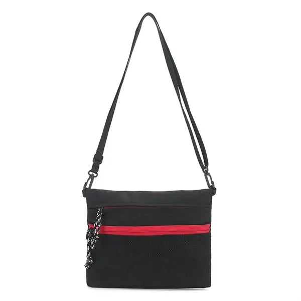 Lightweight Waterproof Spacious Splicing Colors Shoulder Bag