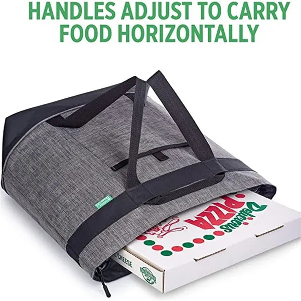 Spacious Foldable Wide Shoulder Strap Insulated Cooler Tote