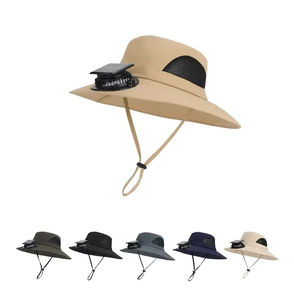 Solar Fan Fishing Hat