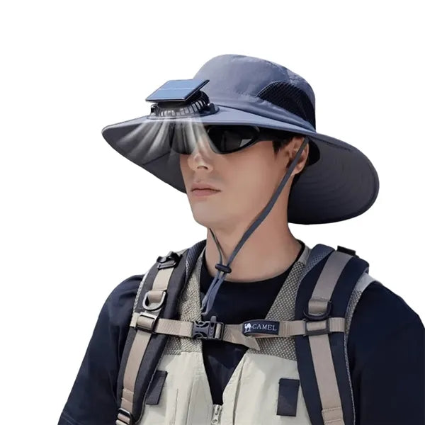 Solar Fan Fishing Hat