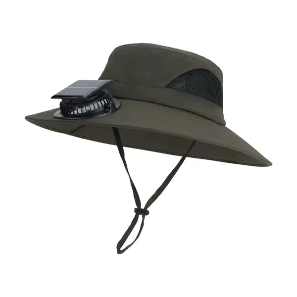 Solar Fan Fishing Hat