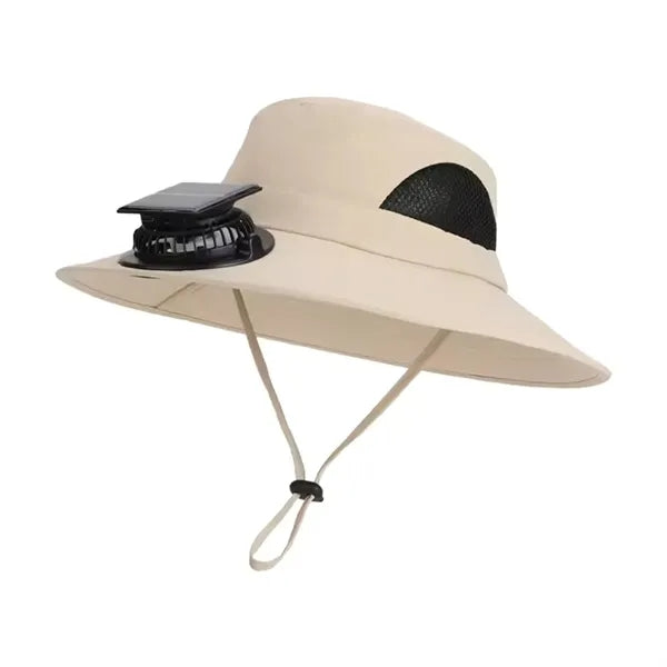 Solar Fan Fishing Hat