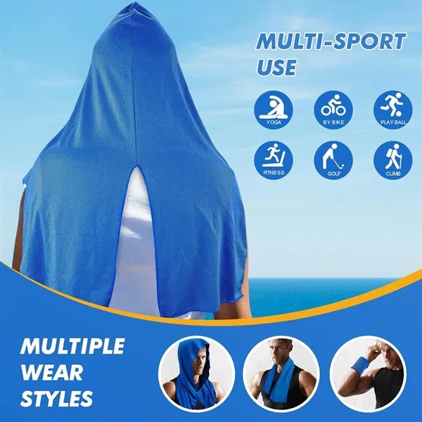 Cooling Hoodie Ice Towel