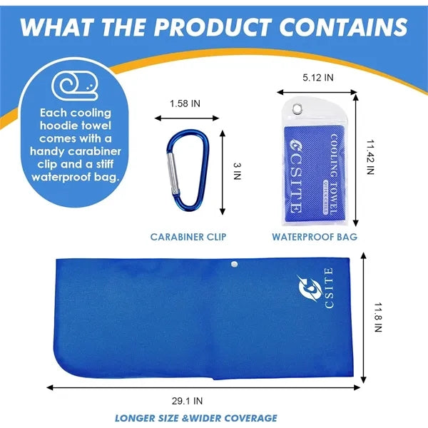 Cooling Hoodie Ice Towel