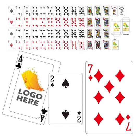 PVC Waterproof Custom Poker Playing Cards