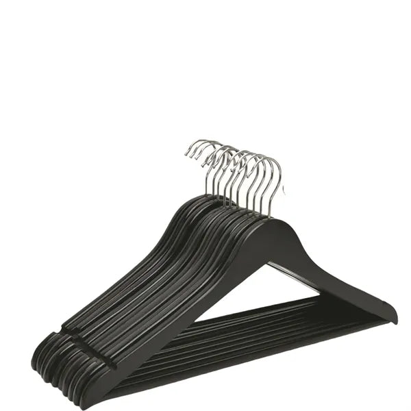 Wooden Hangers with Shoulder Grooves