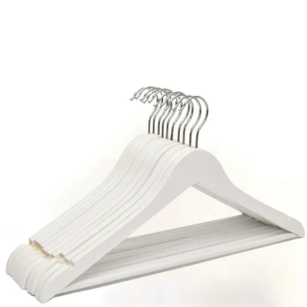 Wooden Hangers with Shoulder Grooves