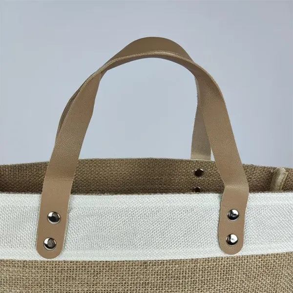 Large Fashion Jute Tote Bag