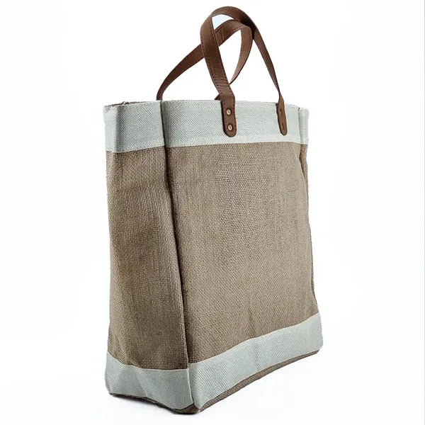 Large Fashion Jute Tote Bag