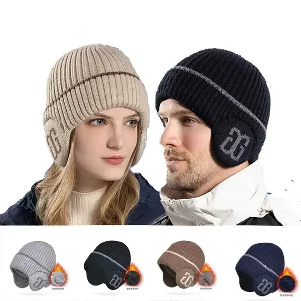 Winter Warm Knitted Knitted Wool Hat Ear Protector Cap