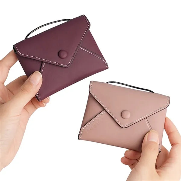 Adjustable Strap Multi-Wear Mini Cowhide Envelope Purse