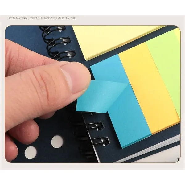 Portable Writing Notepad with Sticky Notes and Pen