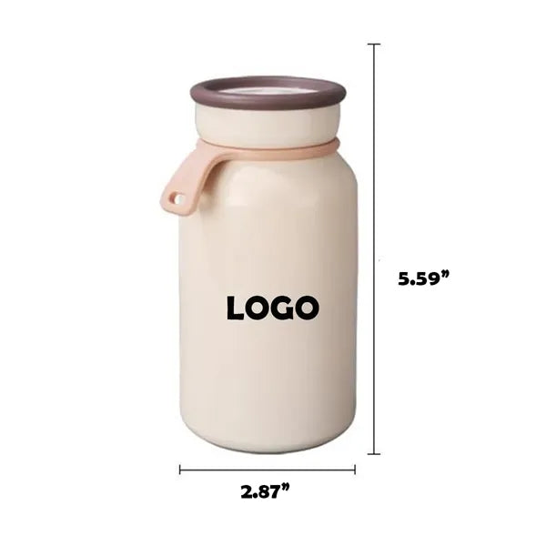 Stainless Steel Travel Tumbler With Non-Slip Handle