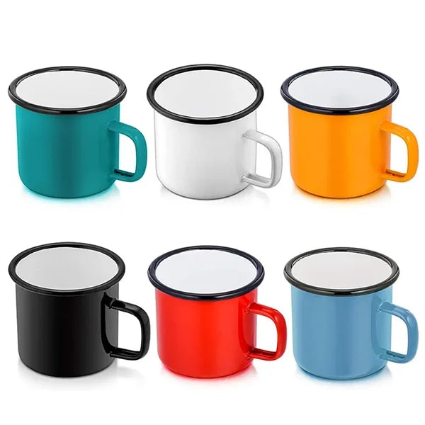 12 Oz Enamel Camping Coffee Mug