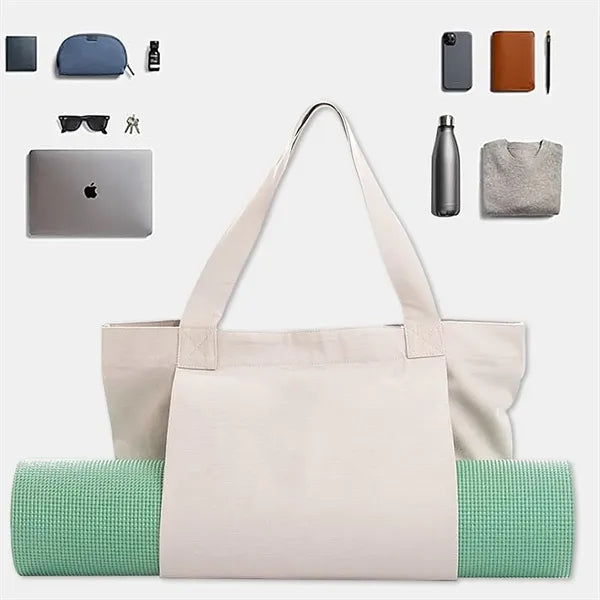 Large Capacity Multifunctional Yoga Canvas Tote Bag