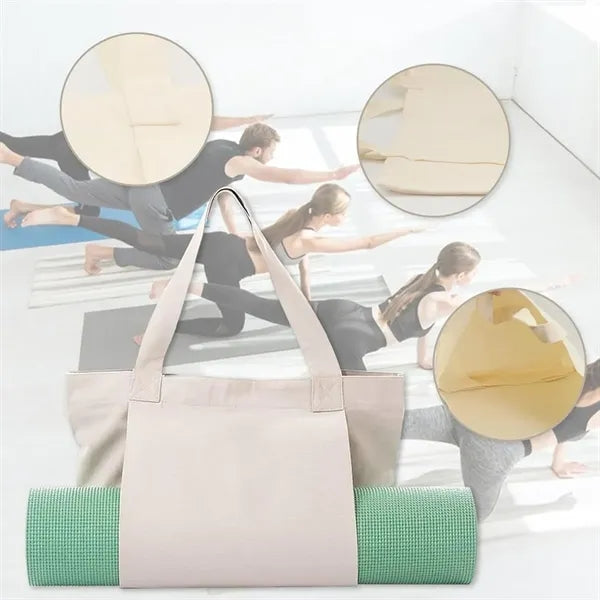 Large Capacity Multifunctional Yoga Canvas Tote Bag