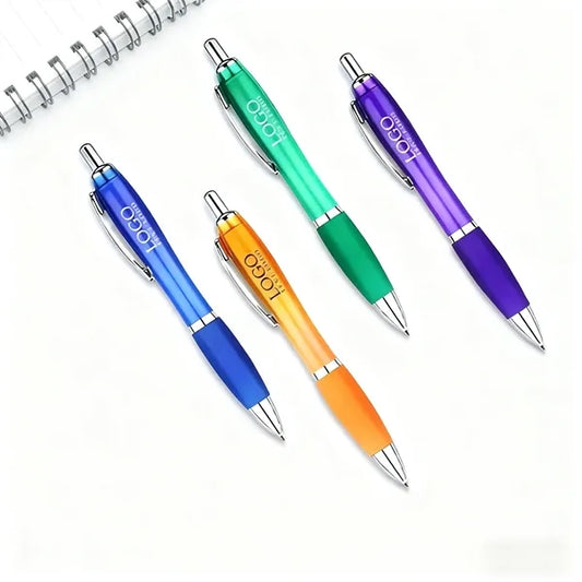 Click Action Plastic Satin Pen