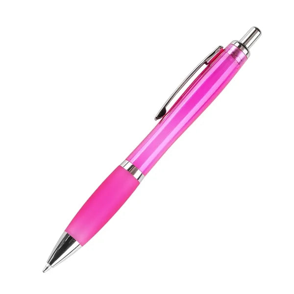 Click Action Plastic Satin Pen