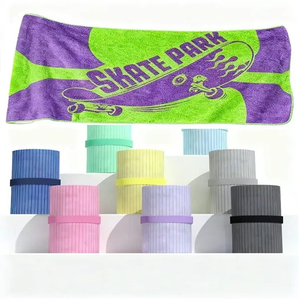 Sports fitness swimming quick-drying bath towel