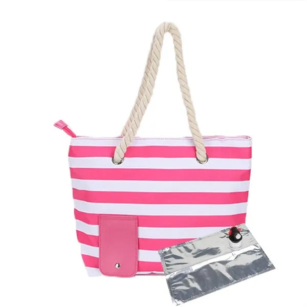Beach Wine Tote with Hidden Spout