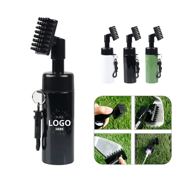 Golf Club Cleaner Brush With Spray Bottle