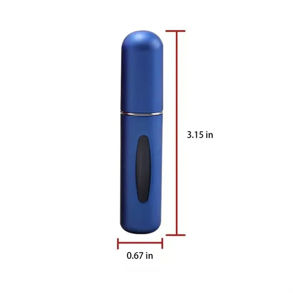 0.17oz Self-Filling Leakproof Portable Metal Perfume Bottle