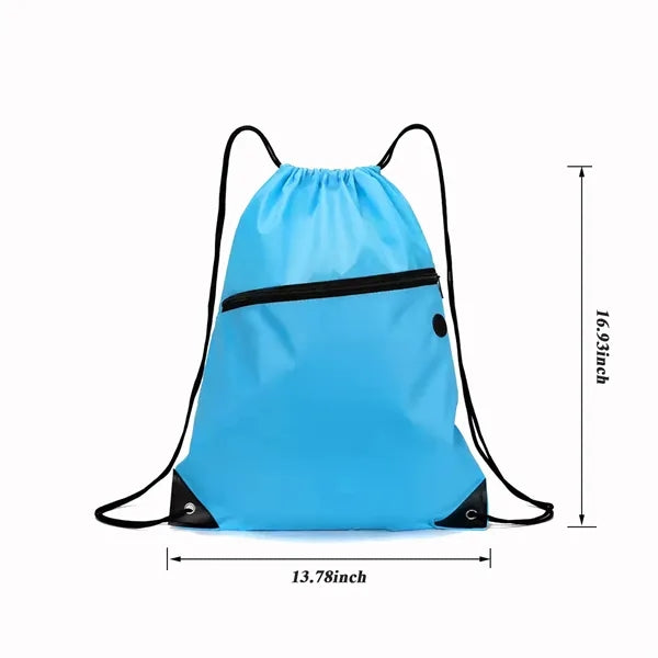 Sports Canvas Drawstring Backpack