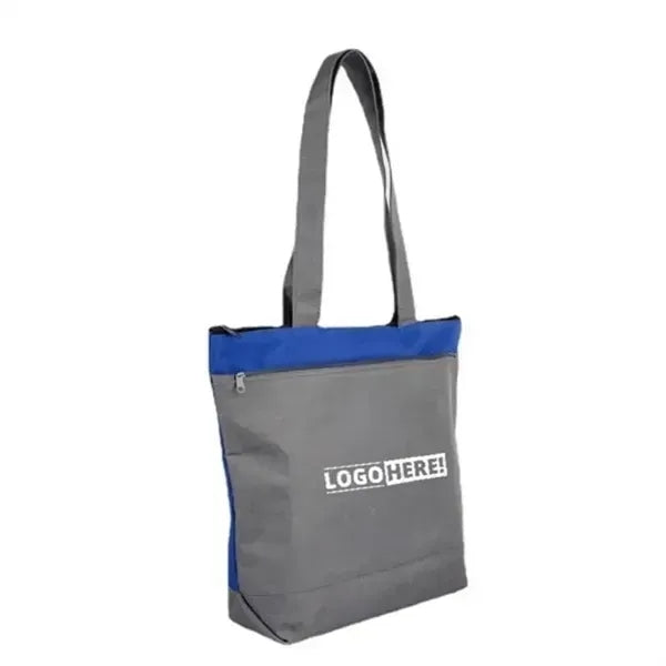 Zippered Grocery Tote Bag