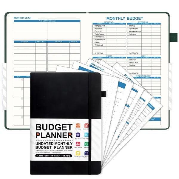 Hardcover Planner Book with Pocket