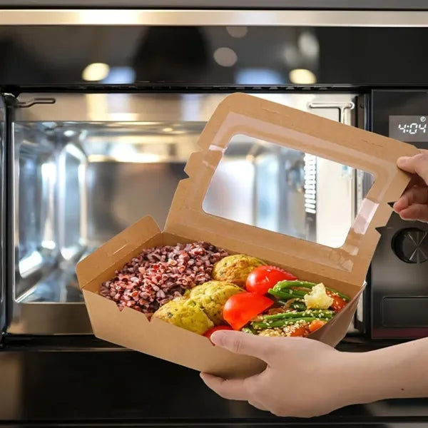 Eco-Friendly Kraft Paper Food Container