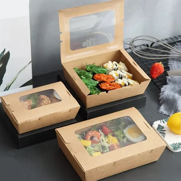 Eco-Friendly Kraft Paper Food Container